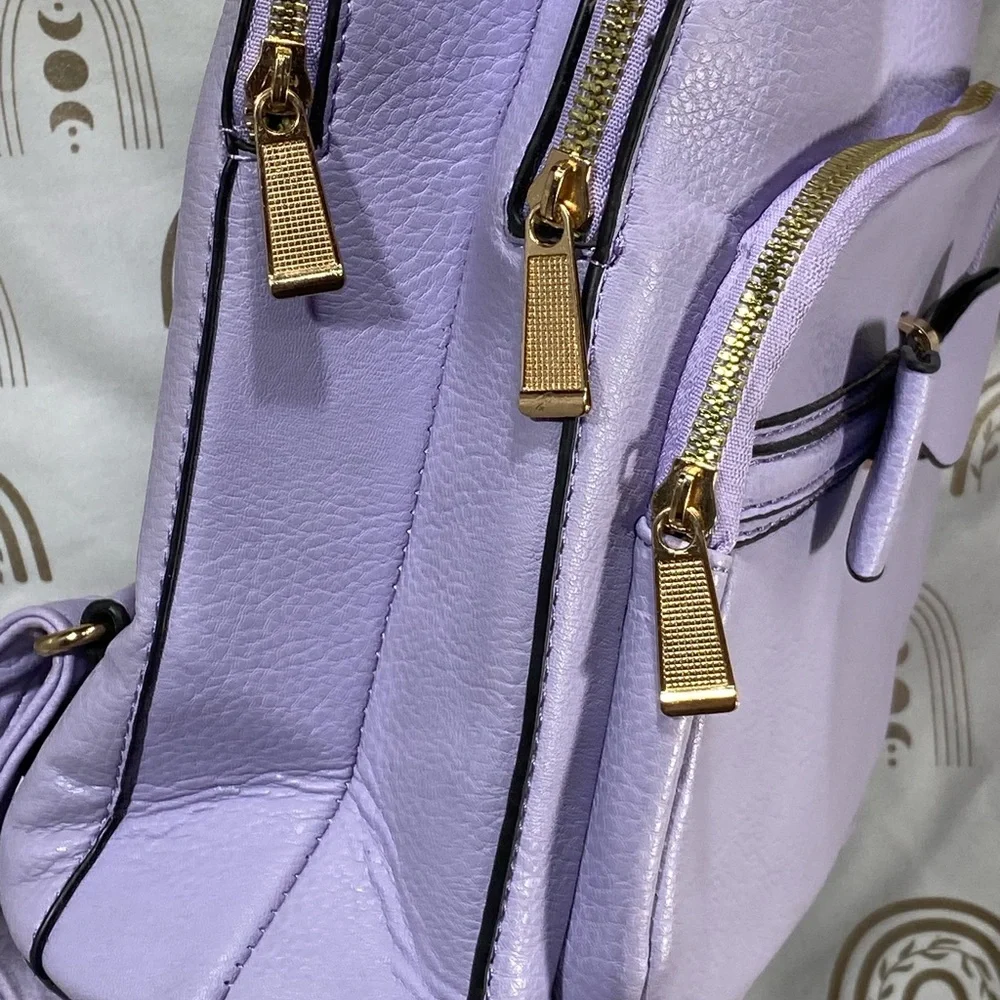 Lavender Bow Accent Backpack